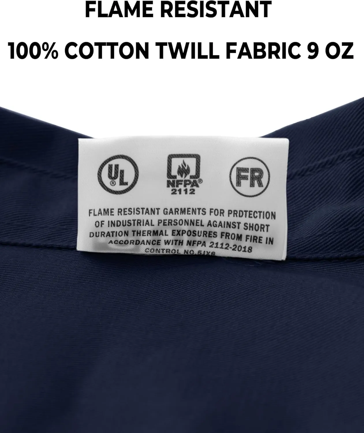 Ubon FR Shirts for Men Welding Shirt Long Sleeve FRC Work Shirt Flame Resistant Welder Shirts 9 Oz