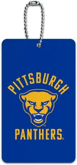 University of Pittsburgh Panthers Luggage Card Suitcase Carry-On ID Tag