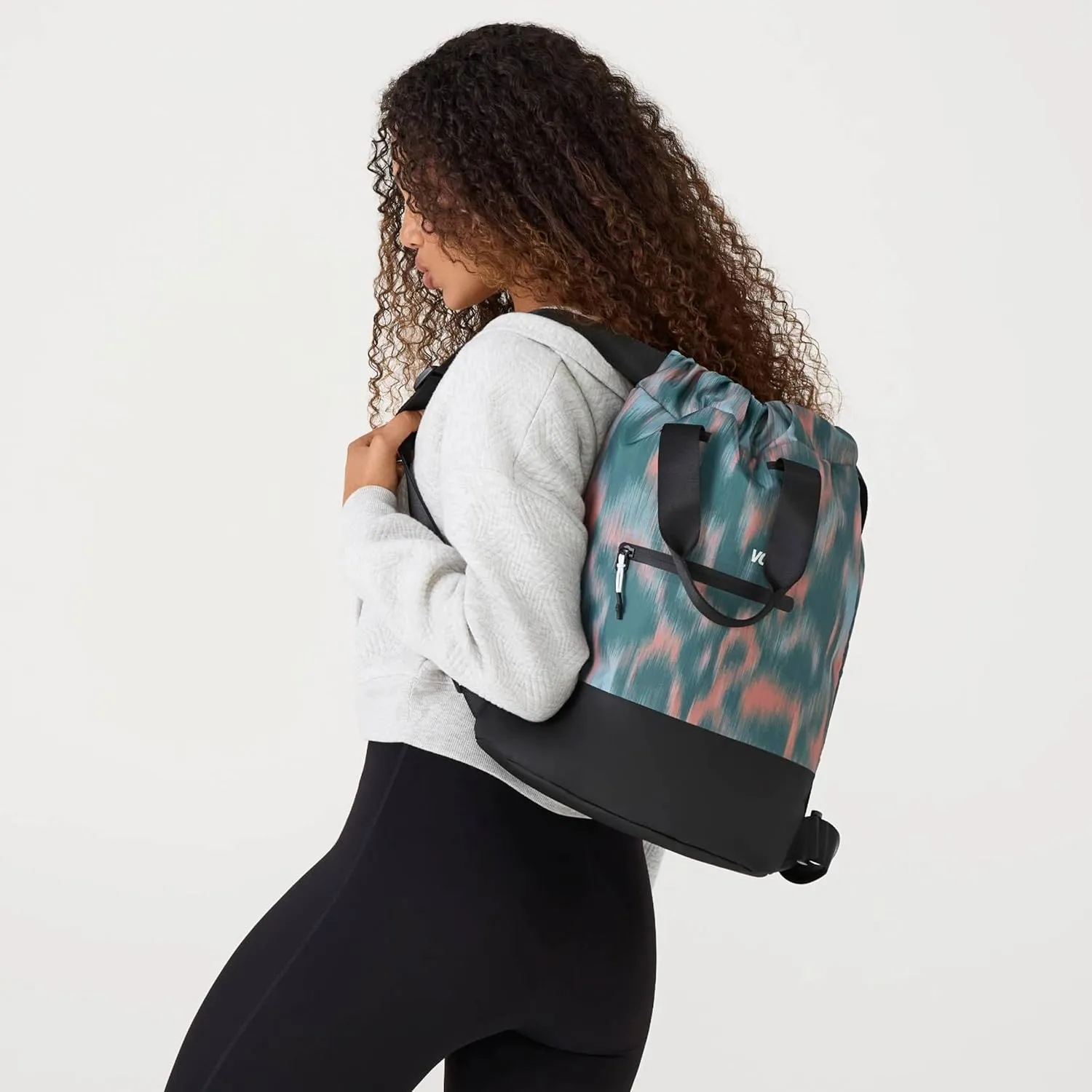 VOORAY Flex Cinch Backpack Ikat Tie Dye