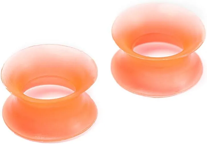 WBRWP 20/28pcs Ear Stretching kit Set - Hollow Hard Silicone Plugs and Tunnels - Ear Expander Gauges Stretcher Body Piercing Jewelry