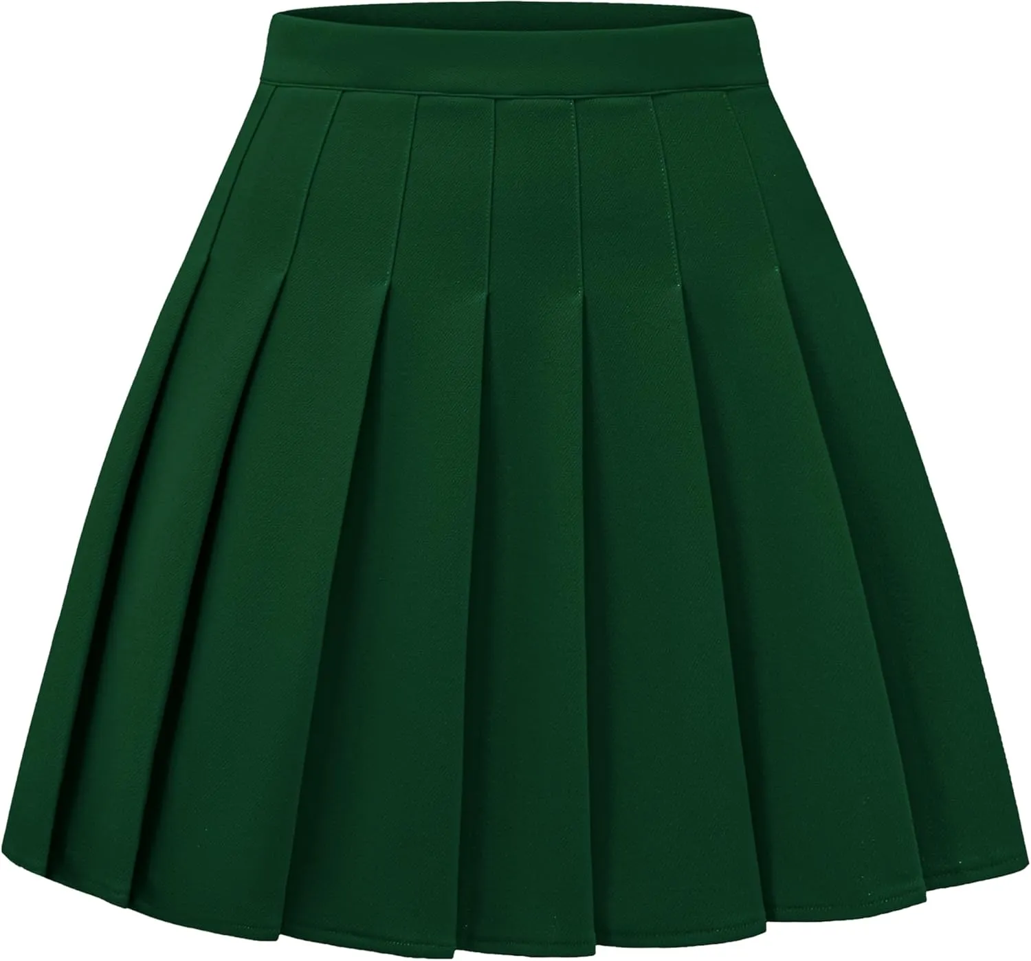 Women Pleated Skirt A-Line Short Mini Basic Skirt School Uniform Cheerleader Skirts Skater Skirt