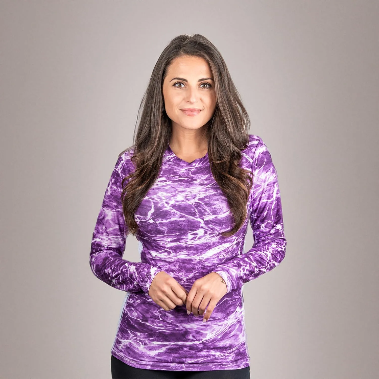 Women's UPF 50  UV Sun Protection Long Sleeve Fishing Shirts for Women- Lightweight Hiking Outdoor SPF Rash Guard Tops