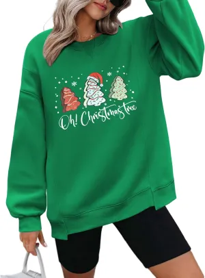 Zeagoo Womens Sweatshirt Long Sleeve Color Block Fleece Hoodies Fall Casual Crewneck Pullover Tunic Tops 2024